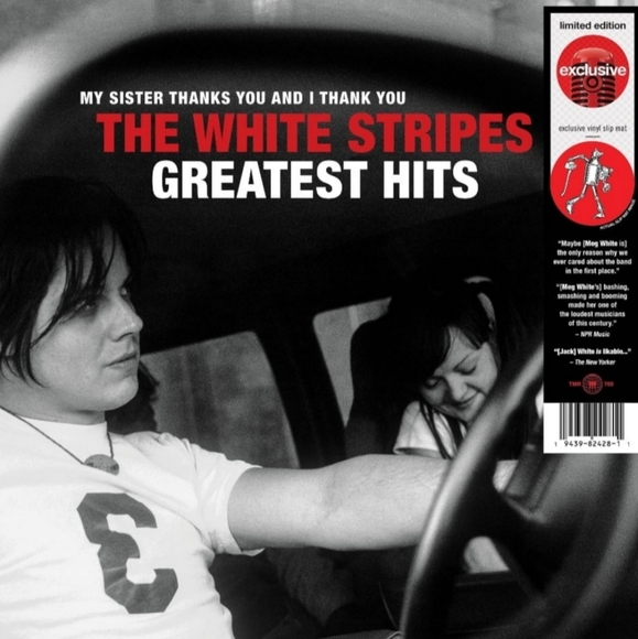New The White Stripes Greatest Hits LP with Bonus Slip Mat - Picture 1 of 9